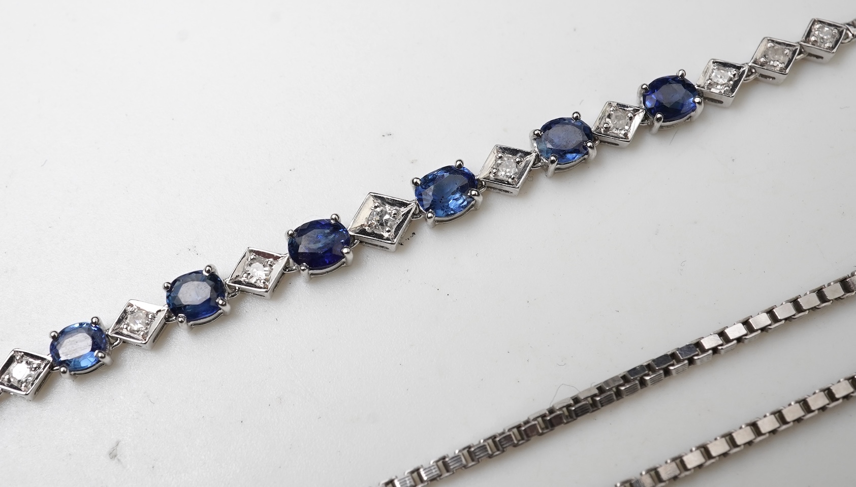 A group of gem-set and diamond jewels